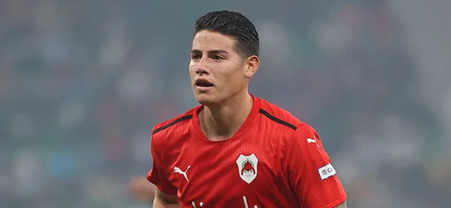 James Rodríguez se reportó con asistencia. / Foto: AFP