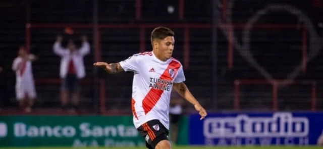 Juan Fernando Quintero, figura de River/ AFP