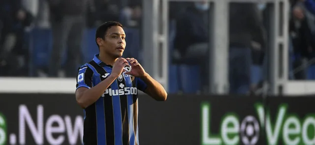 Muriel marcó doblete en la victoria de Atalanta. / Foto: AFP