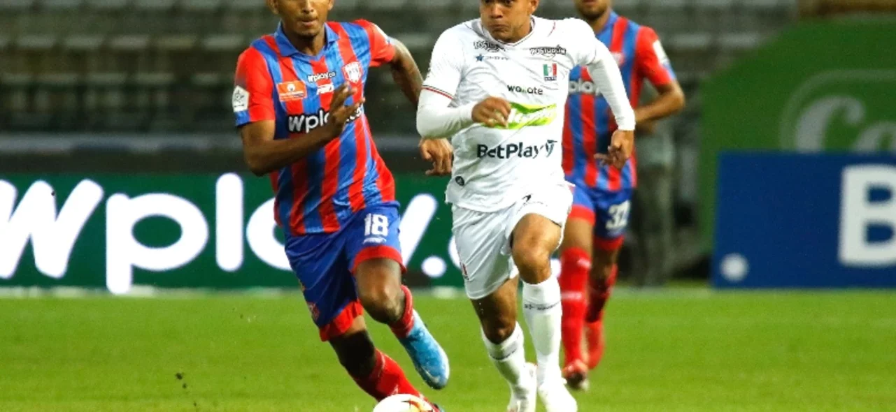Once Caldas y Unión Magdalena empataron 1-1. Foto: VizzorImage /John Jairo Bonilla