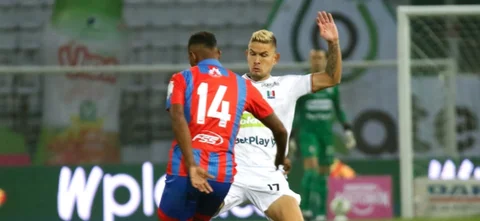 Once Caldas empató 1-1 con Unión Magdalena. / Foto: VizzorImage - John Jairo Bonilla