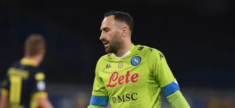 Ospina, portero titular de Nápoli / Foto AFP