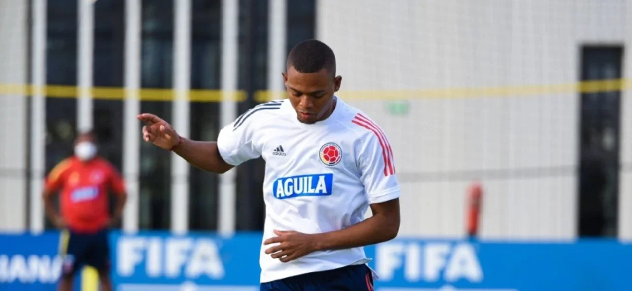 Harold Preciado en entreno con Colombia / Foto FCF
