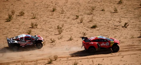 Orlando Terranova (Prodrive) ganó este viernes la sexta etapa del Dakar 2022. / Foto: AFP