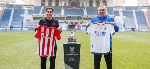 Athletic y Real Madrid, por el título de la Supercopa de España / AFP