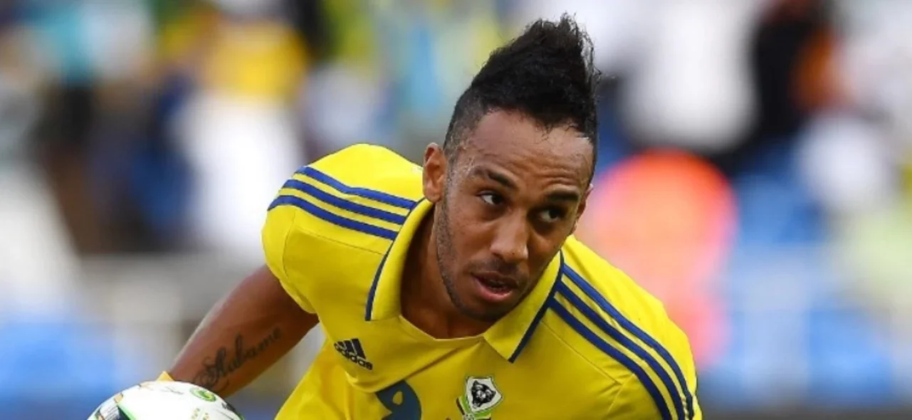 Pierre Emerick Aubameyang, delantero de Gabón/ AFP