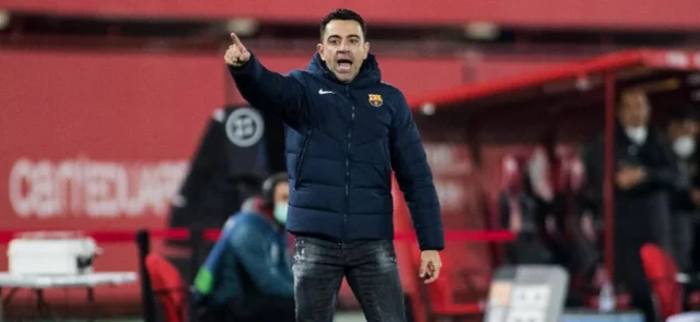 Xavi Hernández elogió el desempeño de Luuk de Jong / AFP