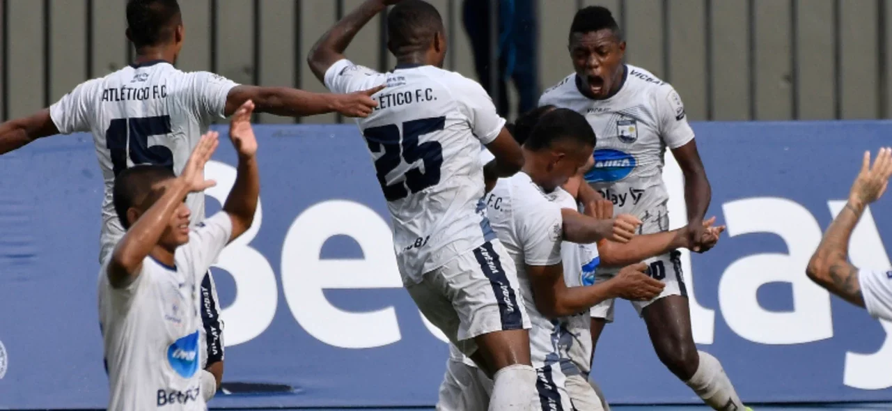 Atlético venció 1-0 a Huila. Foto: VizzorImage / Gabriel Aponte