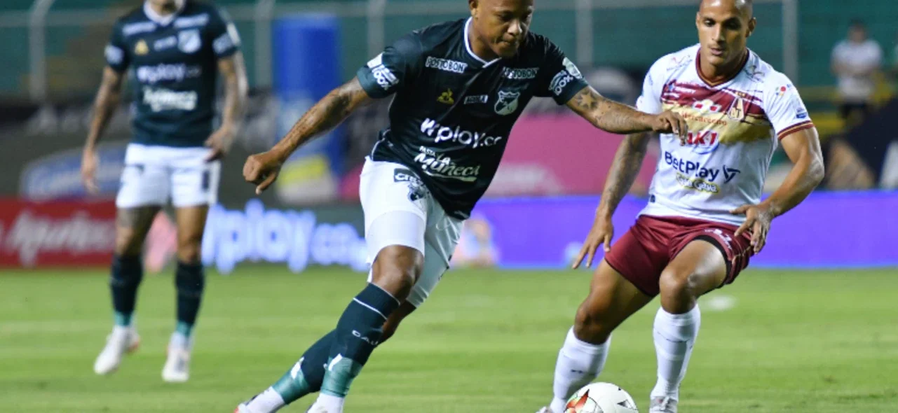 Cali y Tolima empataron 1-1. Foto: VizzorImage / Nelson Ríos