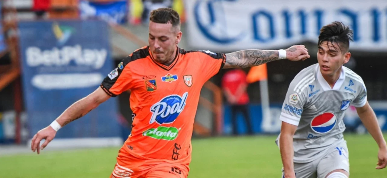 Envigado y Millonarios empataron sin goles. / Foto: VizzorImage - Luis Benavides