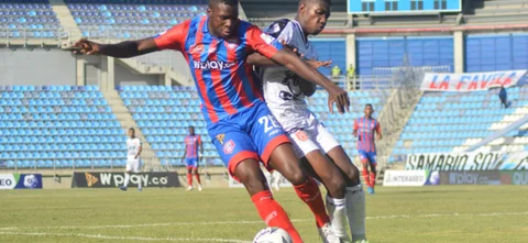Unión Magdalena derrotó 2-1 a Envigado. / Foto: VizzorImage - Gustavo Pacheco