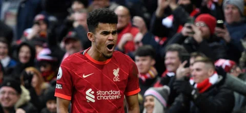 Luis Díaz, jugador de Liverpool. / Foto: AFP