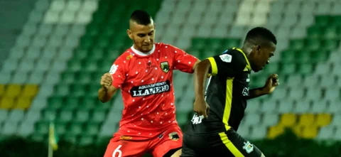 Quindío empató sin goles con Llaneros. / Foto: VizzorImage - Juan José Horta