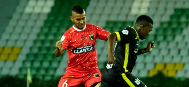 Quindío empató sin goles con Llaneros. / Foto: VizzorImage - Juan José Horta