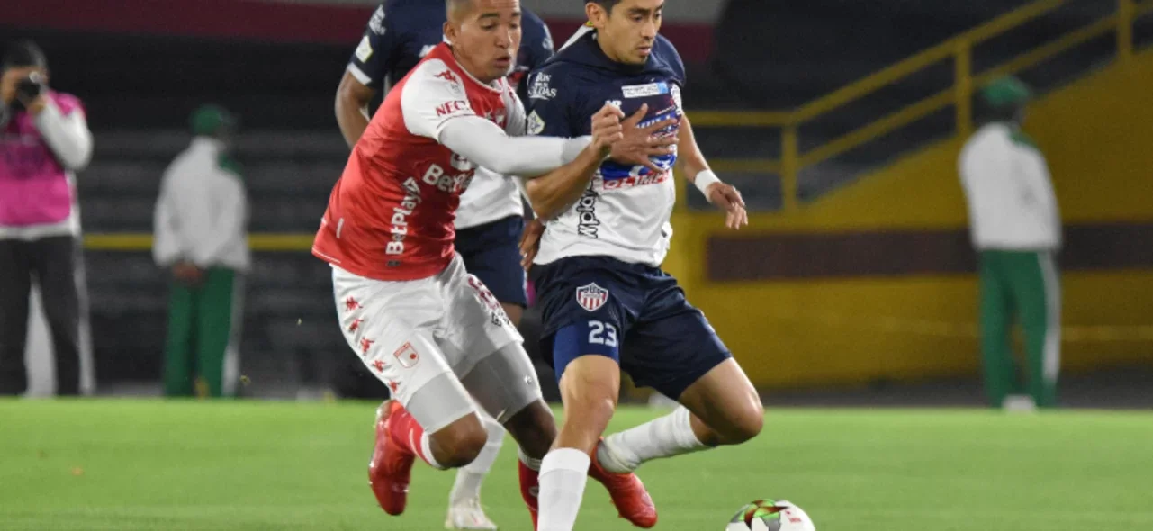 Santa Fe venció 2-1 a Junior. Foto: VizzorImage / Felipe Caicedo