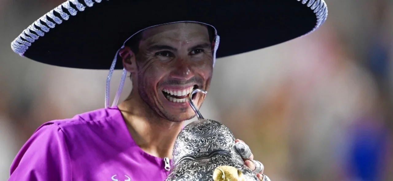 Rafael Nadal, campeón del Abierto Mexicano. / Foto: AFP
