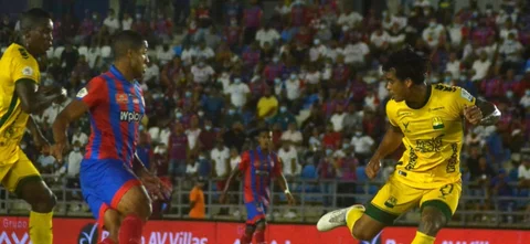 Bucaramanga derrotó 0-1 a Unión Magdalena. / Foto: VizzorImage - Gustavo Pacheco