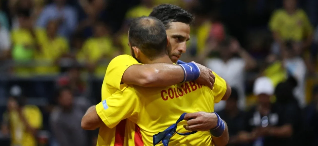 Cabal y Farah integran el equipo de Colombia en la Copa Davis. / Foto: AFP