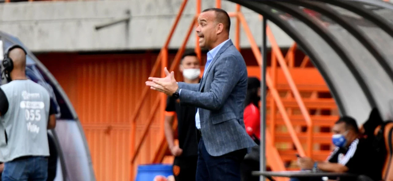 Rafael Dudamel, técnico de Deportivo Cali. / Foto: VizzorImage - Luis Benavides
