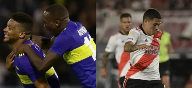 Fabra y Quintero, destacados en Argentina/ AFP