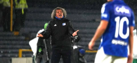 Habla Alberto Gamero, DT de Millonarios. Foto: VizzorImage / Andres Rot