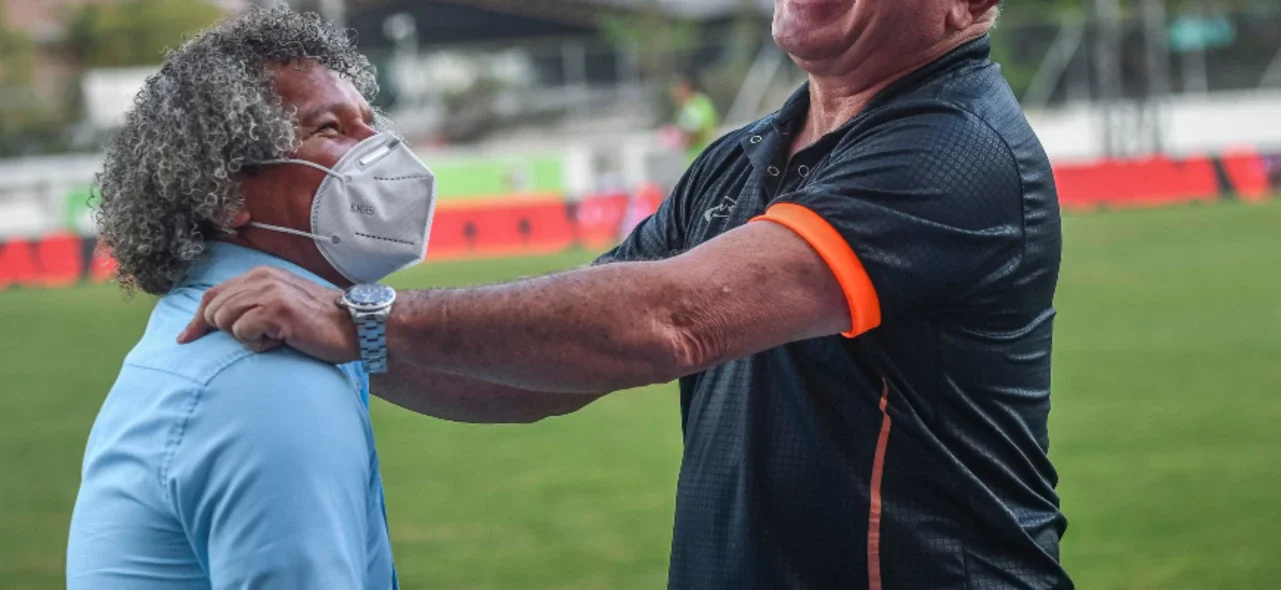 Habla Alberto Gamero, DT de Millonarios. Foto: VizzorImage / Luis Benavides