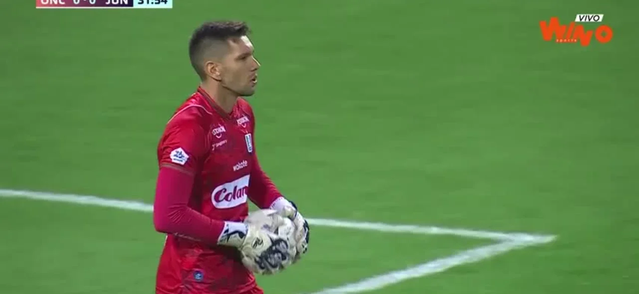 Gerardo Ortiz tuvo dos buenas atajadas frente a Junior.