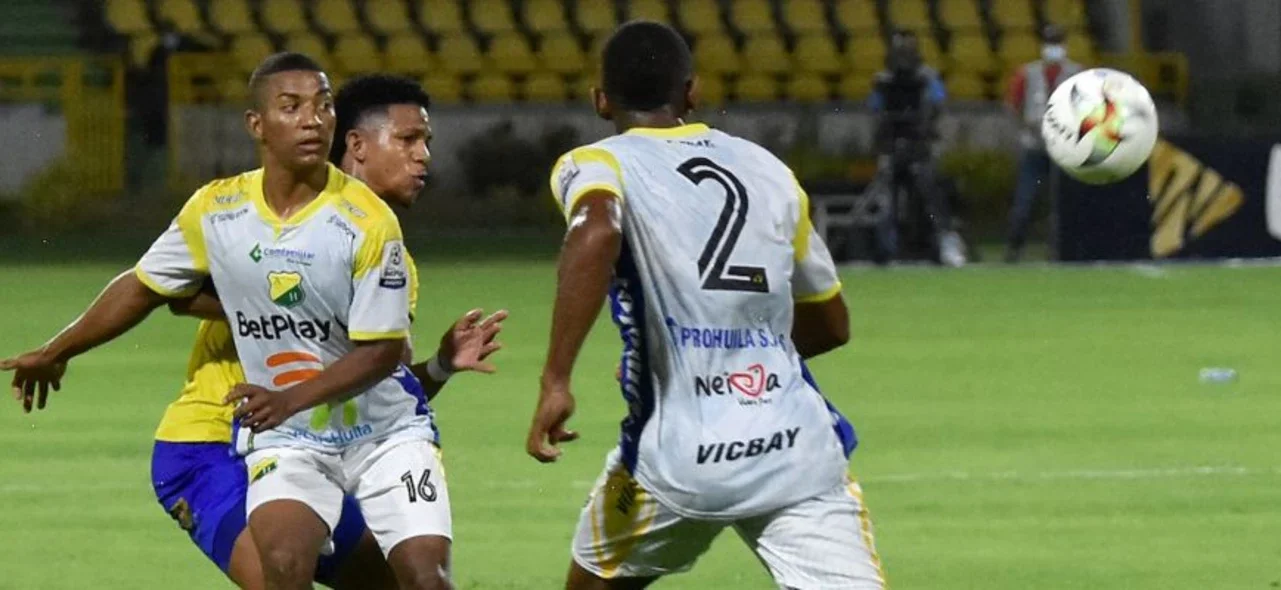 Huila dejó escapar el triunfo frente a Real Cartagena | Foto: VizzorImage / Javier García