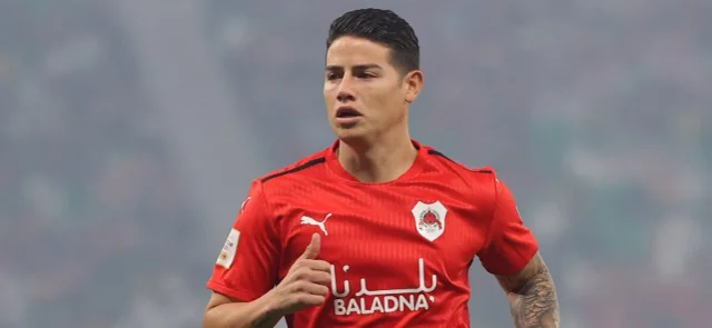 James marcó, pero Al-Rayyan perdió / AFP