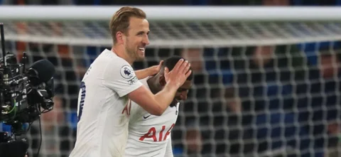 Harry Kane marcó doblete frente a Manchester City. / Foto: AFP