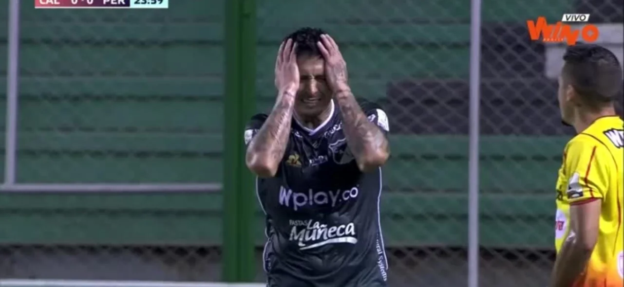 Sebastián Leyton buscó el gol frente a Pereira.