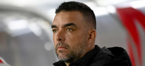 Habla Martín Cardetti, DT de Independiente Santa Fe. Foto: VizzorImage / Samuel Norato