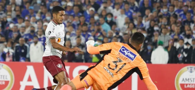 Millonarios cayó 1-2 en el partido de ida. / Foto: AFP