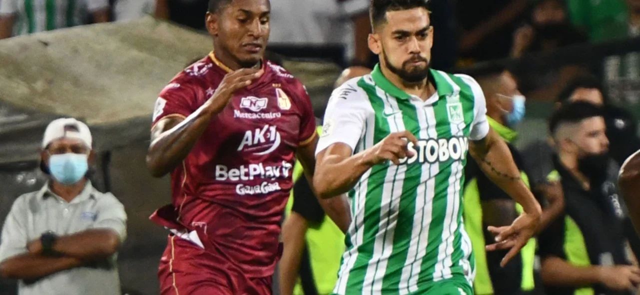 Deportes Tolima venció 1-0 a Atlético Nacional. Foto: VizzorImage / Luis Benavides