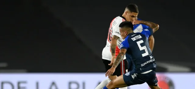 Juan Fernando Quintero en su regreso al Monumental. / Foto: River Plate
