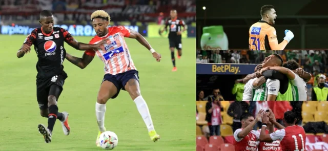 Junior, Millonarios, Nacional y Santa Fe ganaron en la fecha 8. / Fotos: VizzorImage