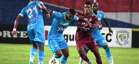 Tolima ganó de visita contra Jaguares 0-2. / Foto: VizzorImage