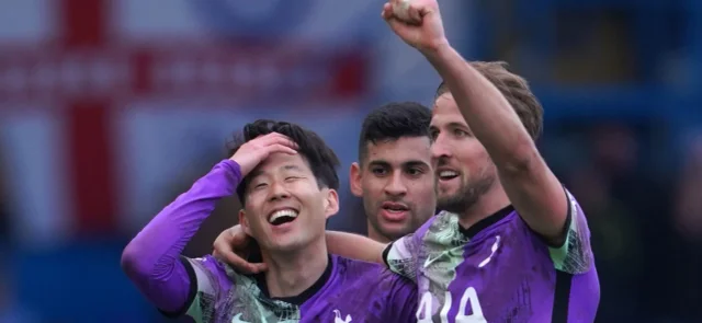 Tottenham goleó 0-4 a Leeds. / Foto: AFP