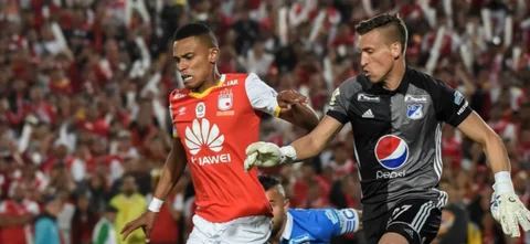 Vikonis campeón con Millonarios en 2017 / Foto AFP