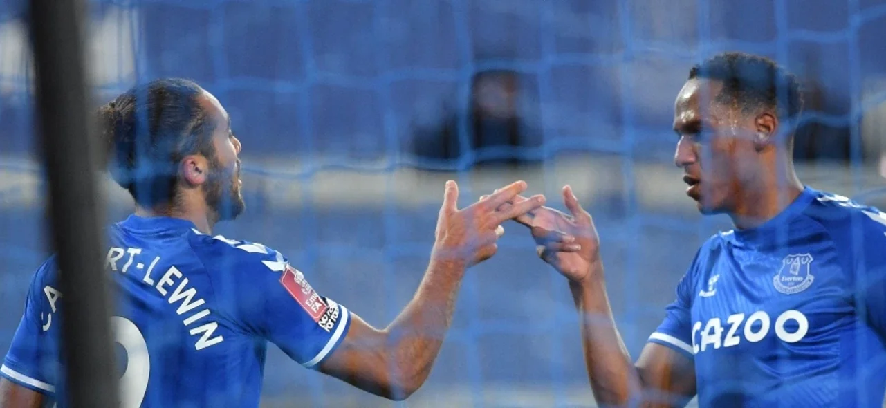 Yerry Mina estará de baja entre 8 y 10 semanas / Foto AFP