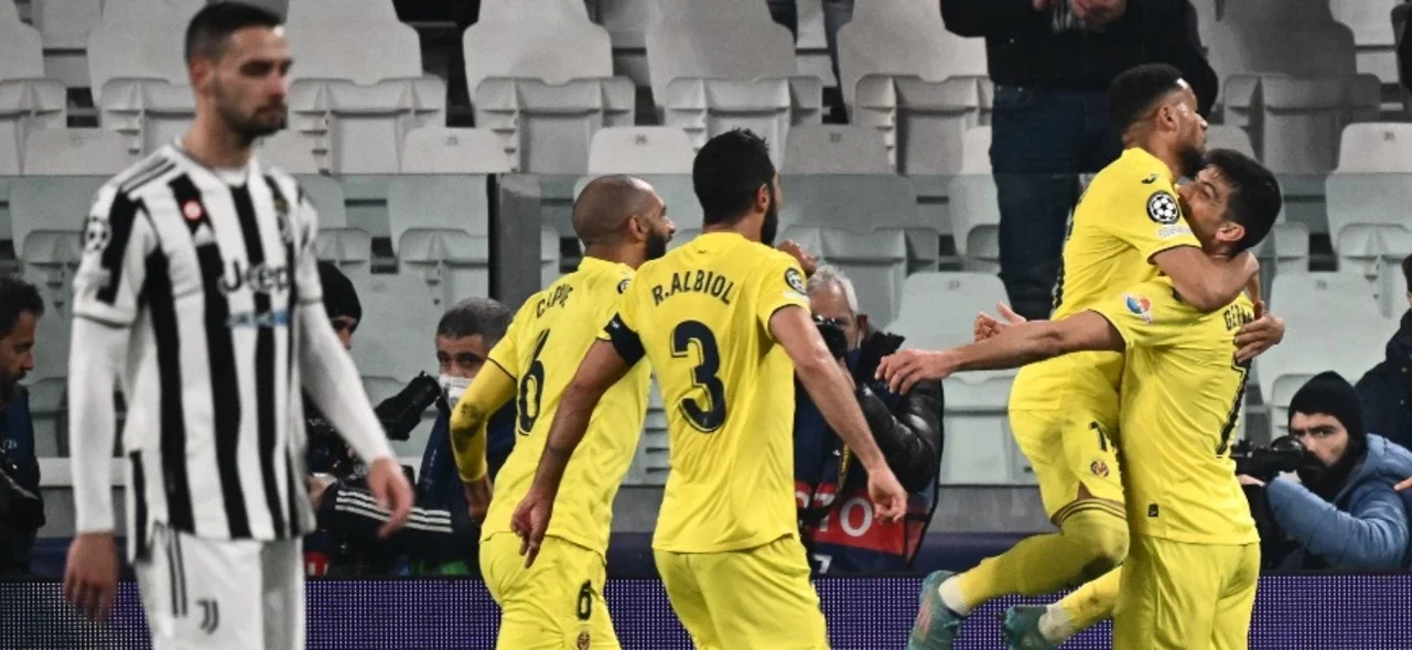 Villarreal celebra ante Juventus / Foto AFP
