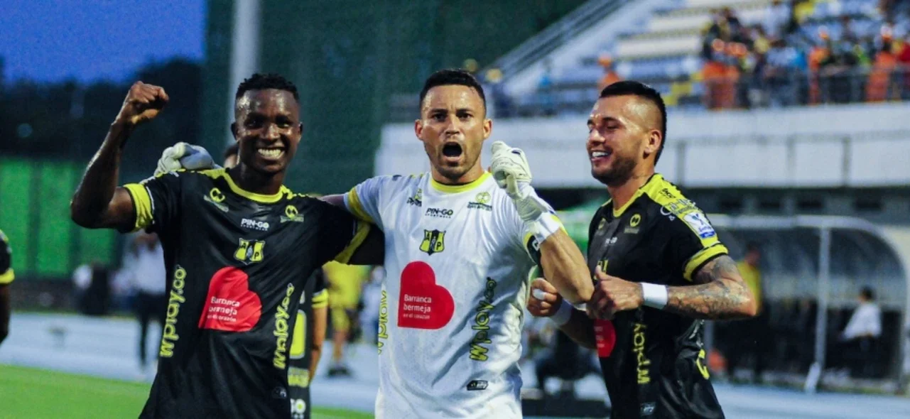 Alianza Petrolera superó 2-1 a Águilas Doradas. / Foto: VizzorImage - José D. Martínez