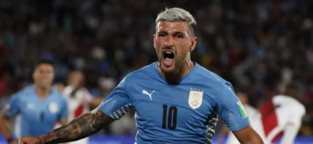 De Arrascaeta, figura de Uruguay/ AFP