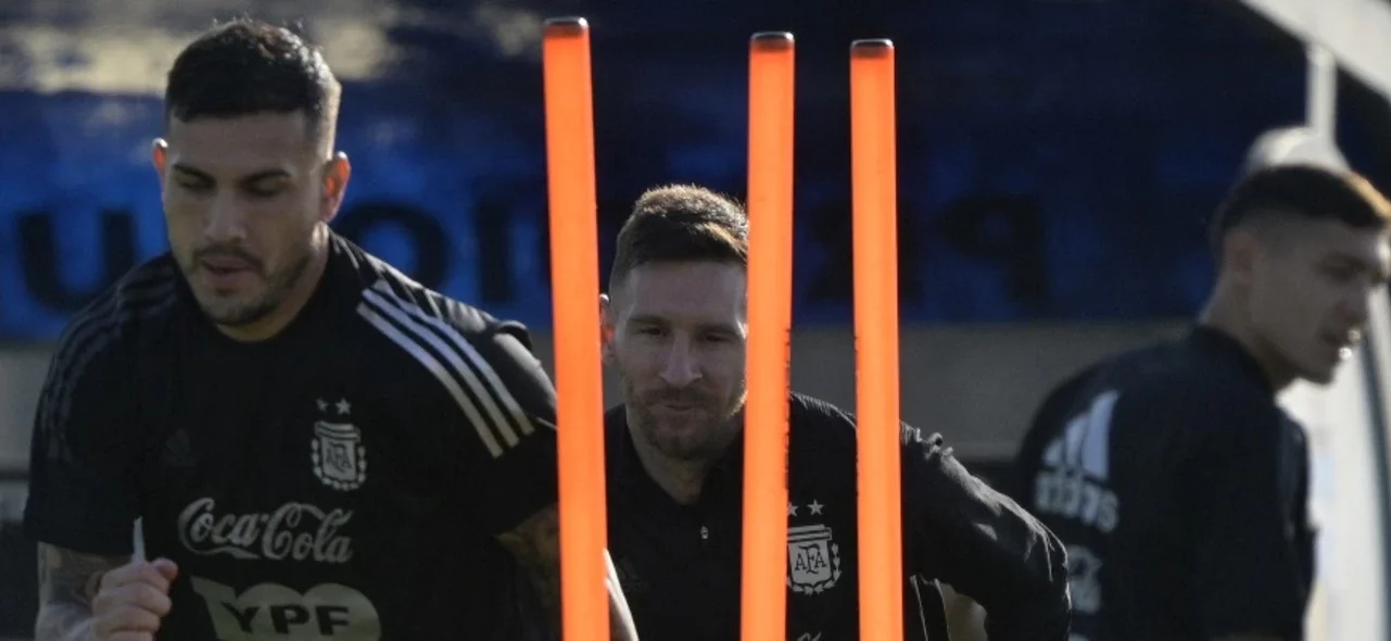 Entrenamiento de Argentina / Foto AFP