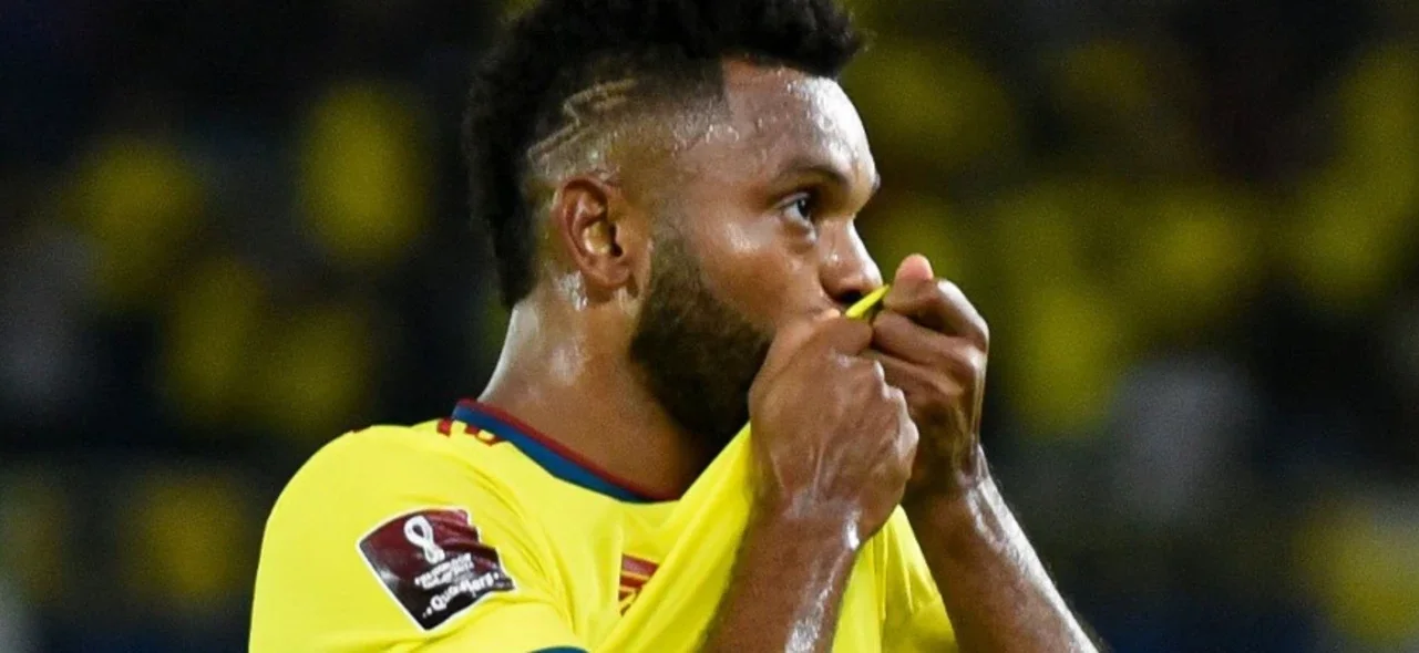 Miguel Ángel Borja marcó en la victoria de Colombia. / Foto: FCF