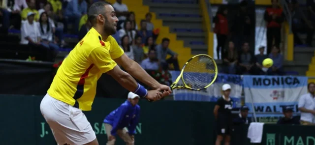 Cabal y Barrientos perdieron en dobles / AFP