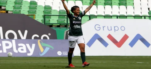 Deportivo Cali venció 3-0 a Fortaleza. Foto: VizzorImage / Samir Rojas