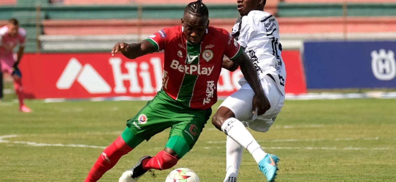 Cortuluá y Envigado empataron 1-1. Foto: VizzorImage / Juan Jose Horta