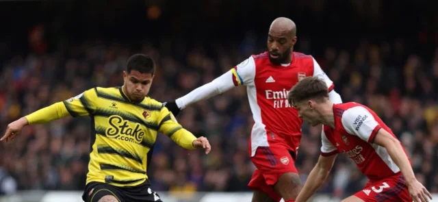 'Cucho' Hernández fue figura de su equipo con gol y asistencia / Foto AFP