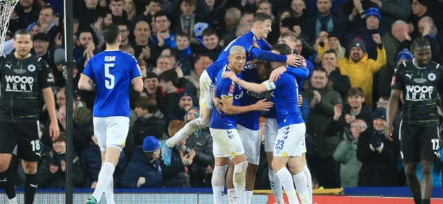 Everton superó 2-0 a Boreham Wood. / Foto: AFP
